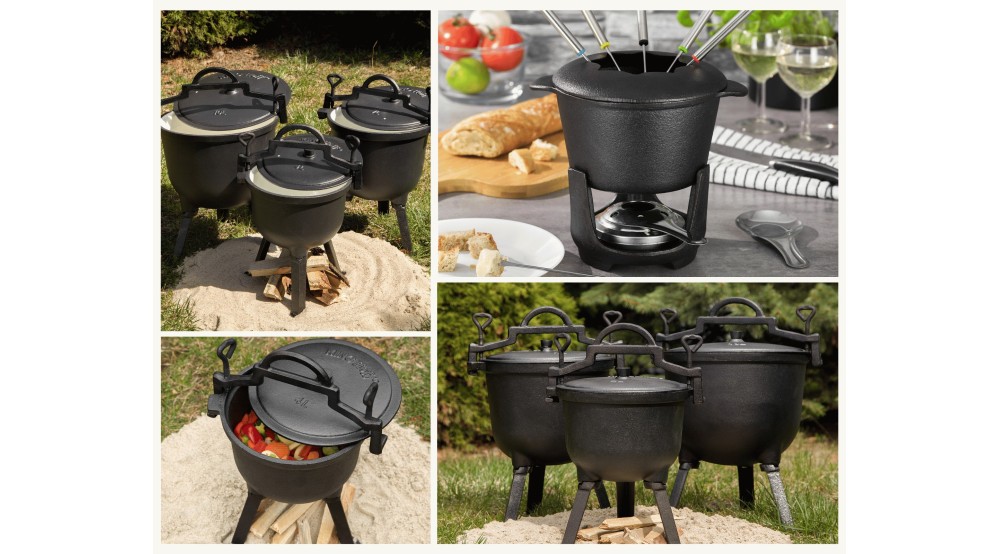 How do I choose the right cast iron cauldron for camping season?